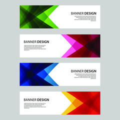 Fototapeta premium Vector Abstract design banner web template