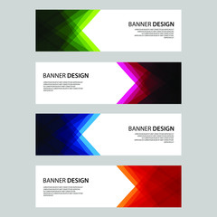 Fototapeta premium Vector Abstract design banner web template
