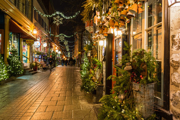 Before christmas in Quebec City