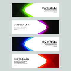 Vector Abstract design banner web template