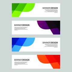 Vector Abstract design banner web template