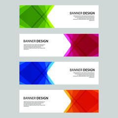 Vector Abstract design banner web template