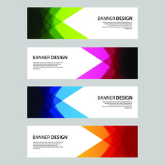 Vector Abstract design banner web template