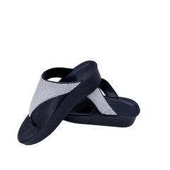 pair of black shoes isolated on white background