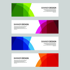 Vector Abstract design banner web template