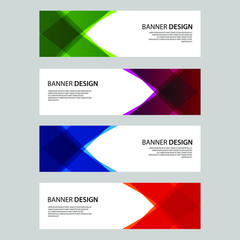 Vector Abstract design banner web template