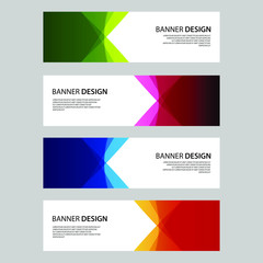 Fototapeta premium Vector Abstract design banner web template