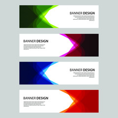 Vector Abstract design banner web template