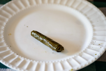 Dolma stuffed vine leaf