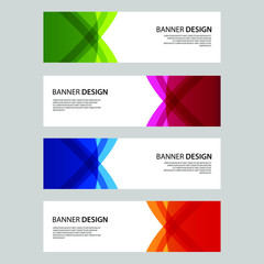 Vector Abstract design banner web template