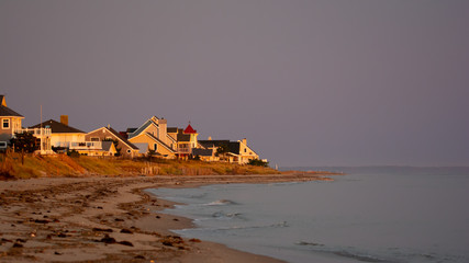 Beach Community at Sunrise