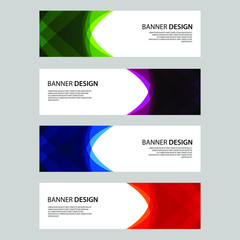 Fototapeta premium Vector Abstract design banner web template