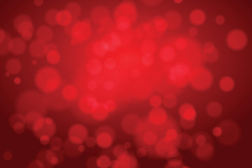 Christmas  bokeh background red valentine abstract. illustrator Vector Eps 10.