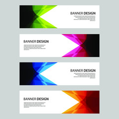 Vector Abstract design banner web template