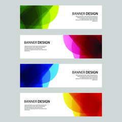 Vector Abstract design banner web template