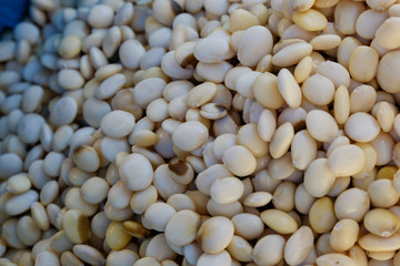 White bean pile, Pisac, Peru