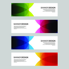 Vector Abstract design banner web template