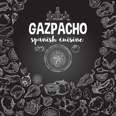 Gaspacho contour soup