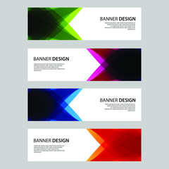 Vector Abstract design banner web template
