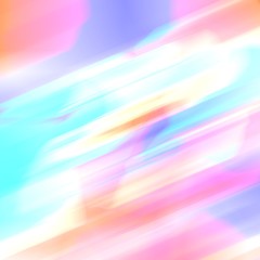 Colorful funky fantasy abstract motion blur holographic pink blue yellow light background.