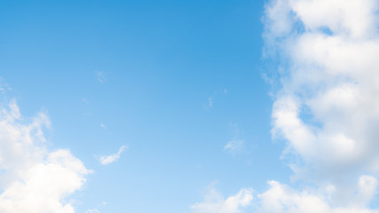 blue sky with cloud in sunshine day.