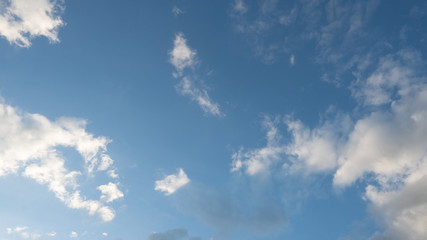 blue sky with cloud in sunshine day.