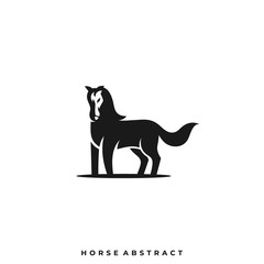 Horse Abstract Illustration Vector Template