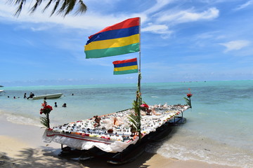 Large floating stall to introduce tourists to local crafts. Ingenious system to recycle surf boards...