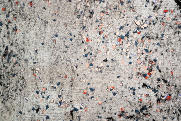 Image of decorative wall covering. Silk screen printing.