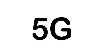 signal 5G icon. illustration background