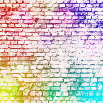 Colorful painting art wall background design for  your message, ads. Vintage style desktop wallpaper, advertising background.