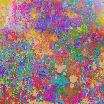 Colorful artistic paint background, abstract digital art illustration.
