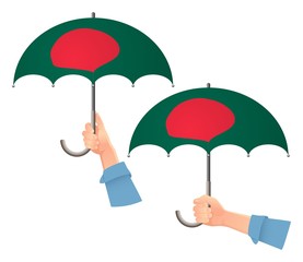 Bangladesh flag umbrella