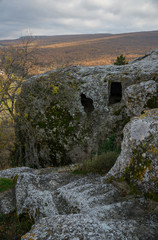 Fototapeta na wymiar Cave city Eski-Kermen, Crimea