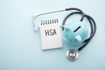 Health saving account, hsa concept