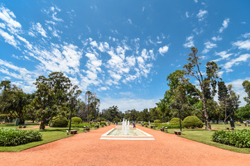 Buenos Aires / Argentina - 11/8/2019: The Rosedal or in English The Roses Garden is most famous...