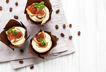 Cupkakes with figs