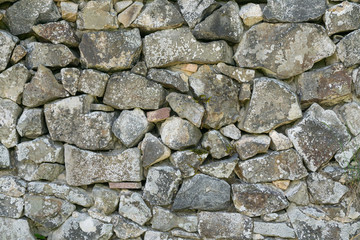 A wall of old stones
