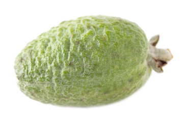 Feijoa isolated on a white background
