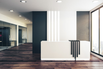Modern reception desk