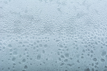 Water drops on glass