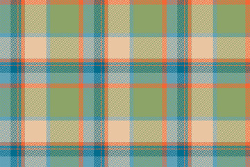 Tartan scotland seamless plaid pattern vector. Retro background fabric. Vintage check color square geometric texture.