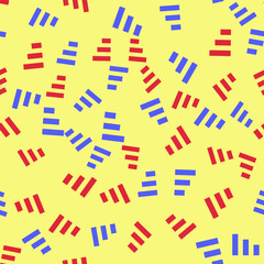 Flat geometric pattern texture. Multicolor abstract background for print and textile