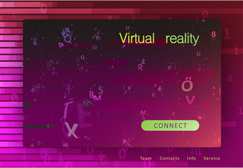 Landing page for a website