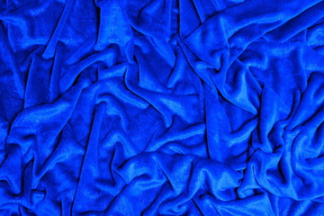 A Glitter Blanket, Showing a Scrunched and Waffled Appearance to the Pile of the Material.