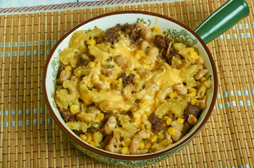 Creamy Cheesy Taco Pasta Bake