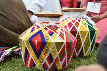 INDIAN TRADITION NAVARTARI POT  