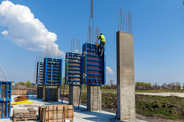Formwork of concrete structure columns
