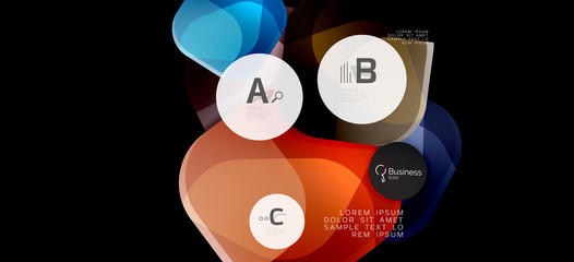 Info graphics circles background. Success icon symbol. Vector info graphic design. Creative vector element. Decoration element