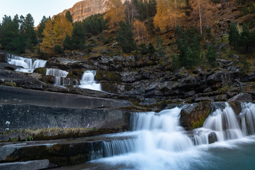 Gradas of Soaso, Falls on Arazas River, Ordesa and Monte Perdido National Park, Huesca, Spain